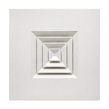 Fixed Square Ceiling Diffuser with Core